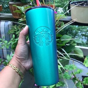 Brand new with tag blue Starbucks tumbler